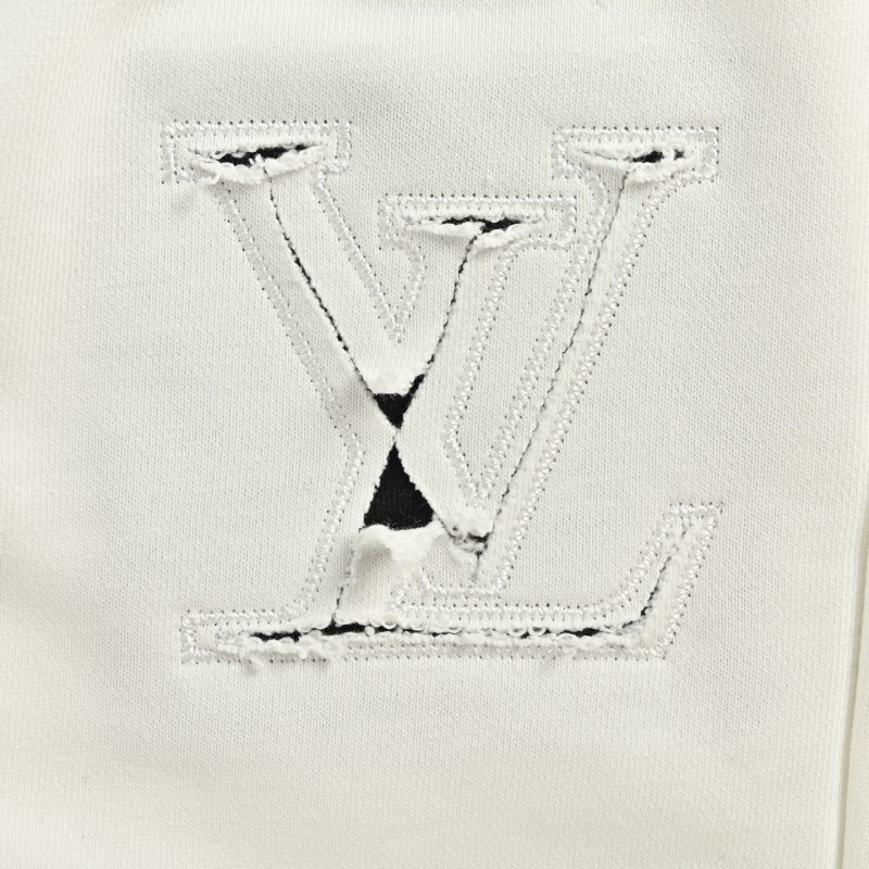 Louis Vuitton White Logo Shorts view