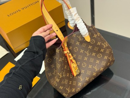 Louis Vuitton Monogram Canvas Shoulder Bag - Brown view 2