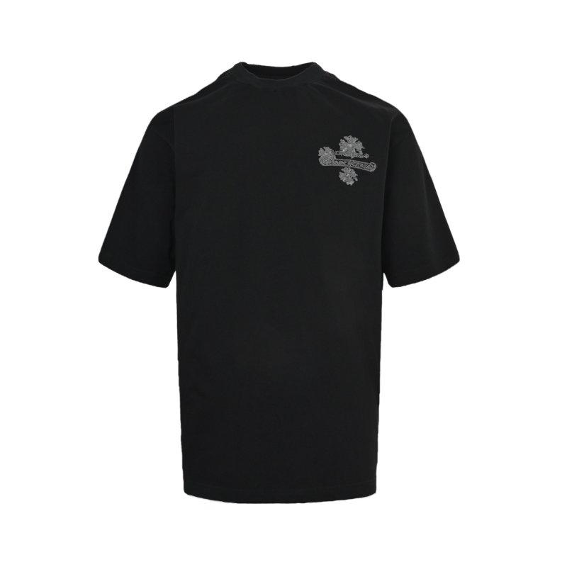 Chrome Hearts Black Graphic Back Print T-Shirt view