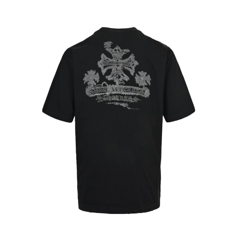 Chrome Hearts Black Graphic Back Print T-Shirt view