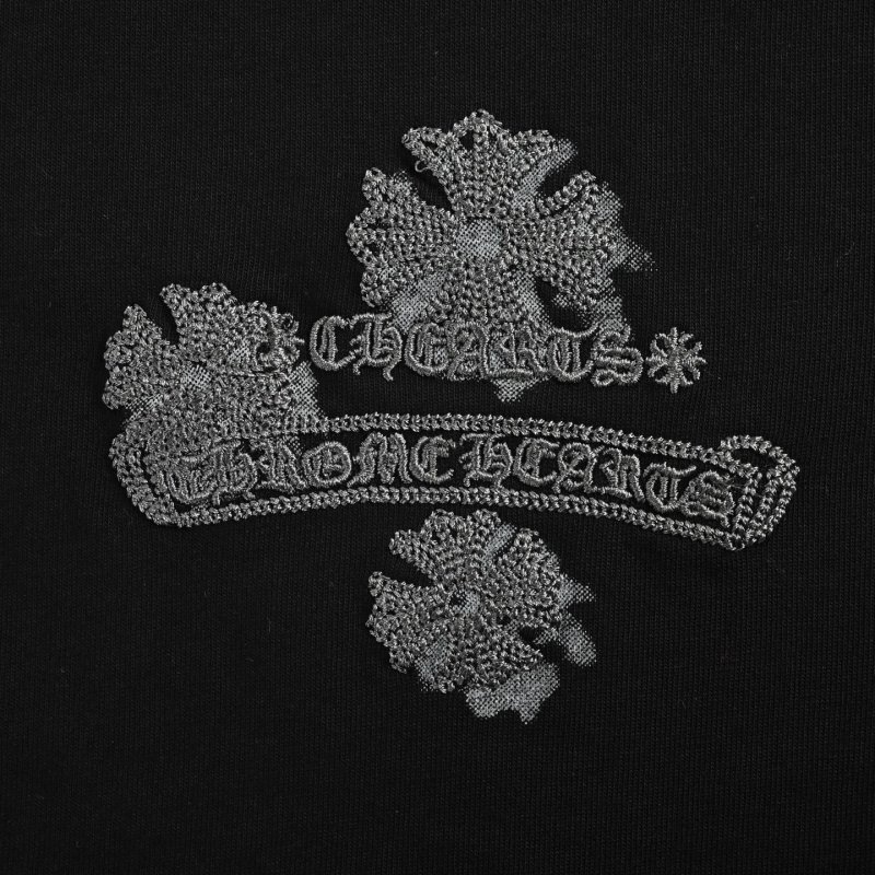 Chrome Hearts Black Graphic Back Print T-Shirt view