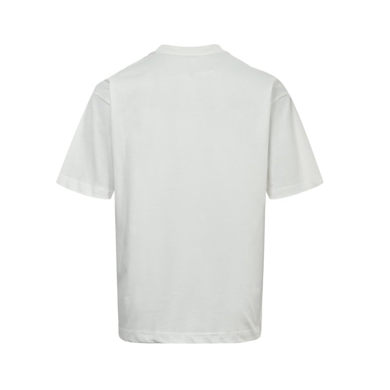 White LOEWE Graphic Print Short Sleeve T-Shirt view