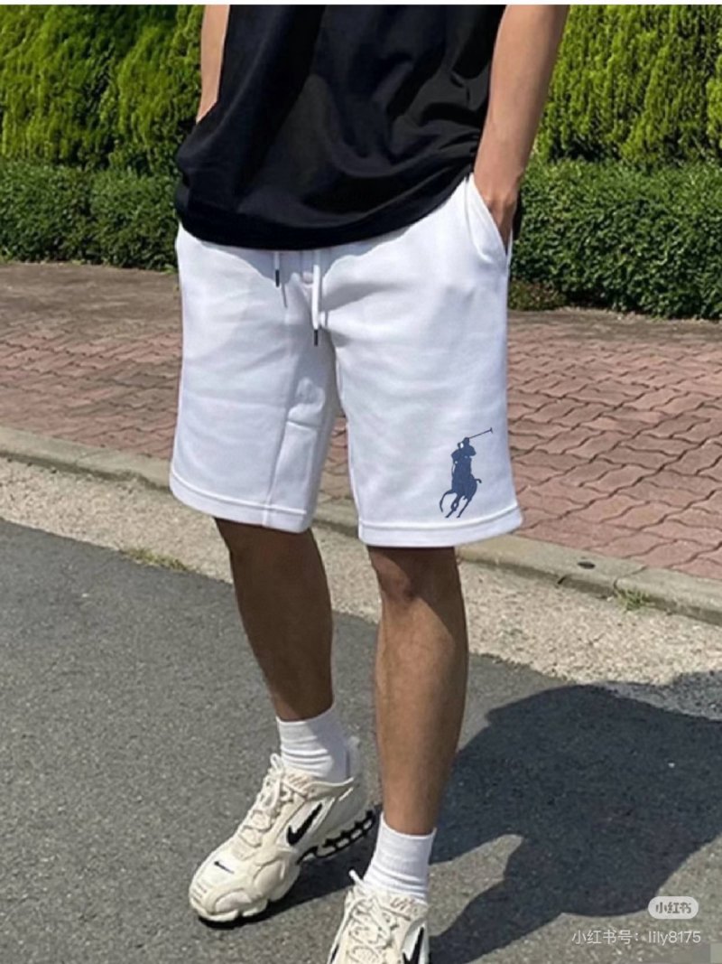 Ralph Lauren Pony Embroidered Shorts White view