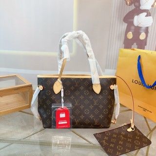 Louis Vuitton Neverfull PM Monogram Canvas Tote Bag view 3