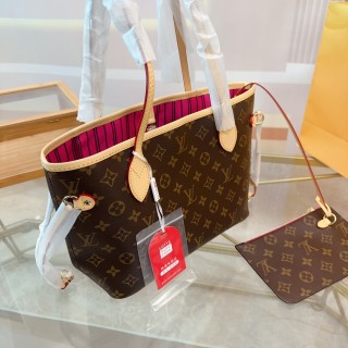 Louis Vuitton Neverfull PM Monogram Canvas Tote Bag view 4