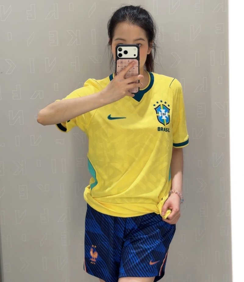 Nike Brasil Yellow Football Jersey
