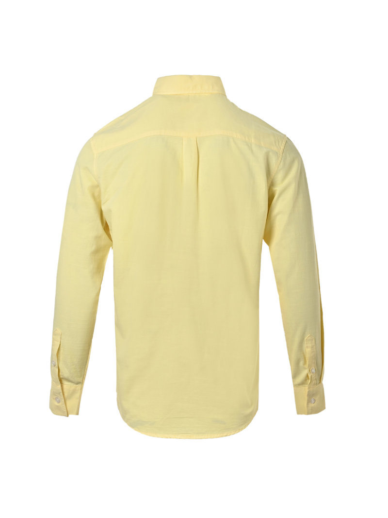 Ralph Lauren Pale Yellow Oxford Button-Up Shirt view