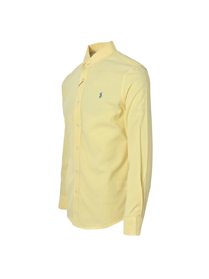 Ralph Lauren Pale Yellow Oxford Button-Up Shirt view