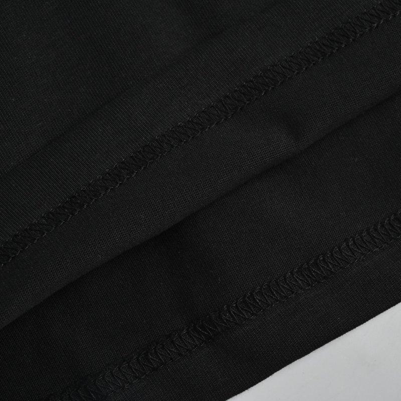 Black Oversized Crewneck Short Sleeve T-Shirt view