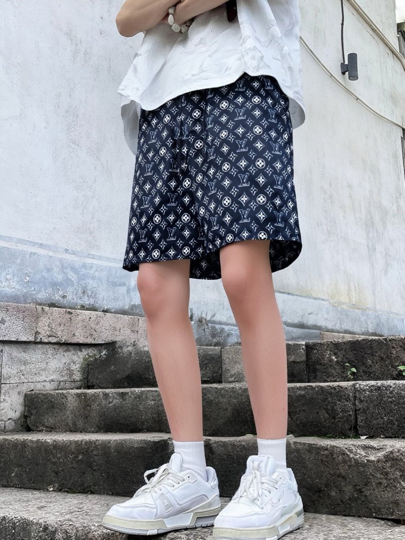 Louis Vuitton Monogram Black Shorts