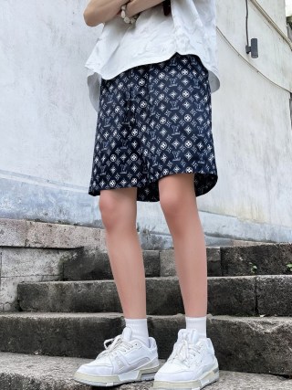 Louis Vuitton Monogram Black Shorts