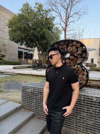 Ralph Lauren Classic Fit Polo Shirt Black view 2
