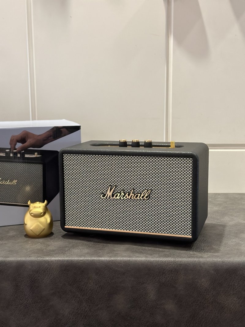 Marshall Acton III Bluetooth Speaker Black & Gold view