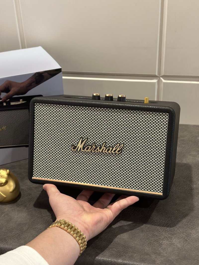 Marshall Acton III Bluetooth Speaker Black & Gold view
