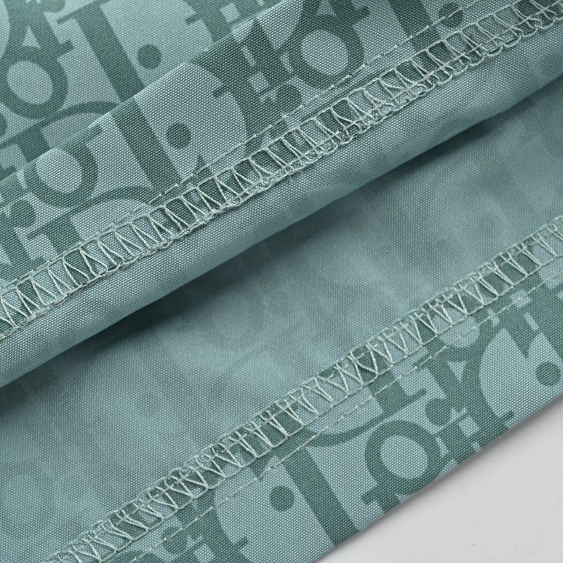 Dior Monogram Cargo Shorts Sage Green view