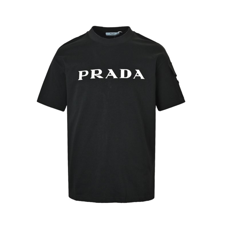 Prada Black Logo T-Shirt view