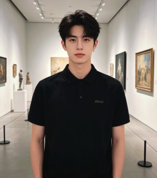 Miu Miu Black Short Sleeve Polo Shirt view 6