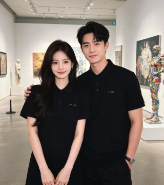 Miu Miu Black Short Sleeve Polo Shirt view 9
