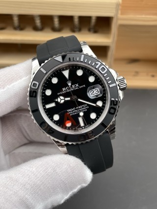 Rolex Yacht-Master 42mm Black Dial Replica Watch view 2