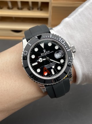 Rolex Yacht-Master 42mm Black Dial Replica Watch view 9