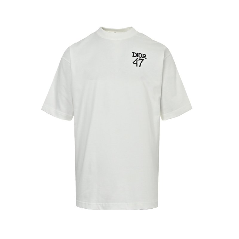 Dior 47 White Short Sleeve T-Shirt view