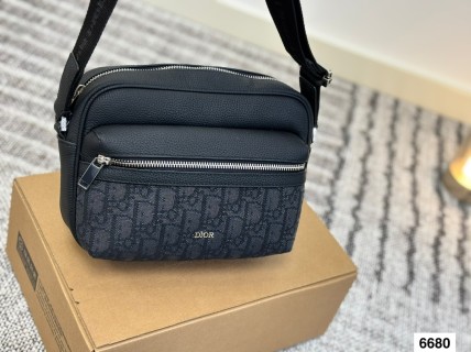 Dior Monogram Print Camera Bag Black view 8