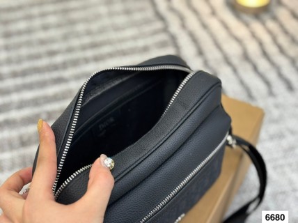 Dior Monogram Print Camera Bag Black view 9