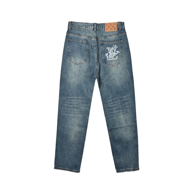 Mid-Rise Slim Fit Denim Jeans - Medium Wash view