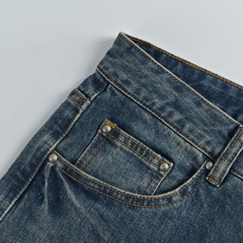 Mid-Rise Slim Fit Denim Jeans - Medium Wash view