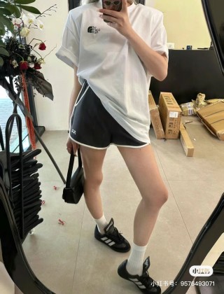 The North Face White Logo Short Sleeve T-Shirt