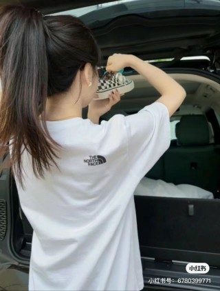 The North Face White Logo Short Sleeve T-Shirt view 4
