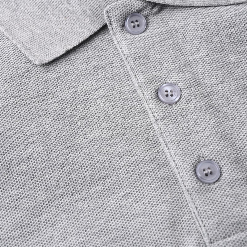 Gucci Light Grey Short-Sleeve Polo Shirt view
