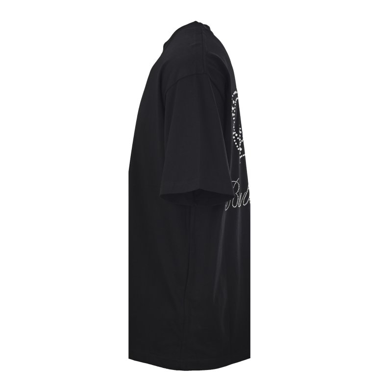 Balenciaga Black Crown Logo T-Shirt view