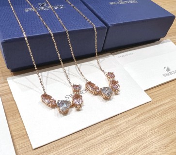 Swarovski Gema 520 Candy Pink Crystal Necklace view 7