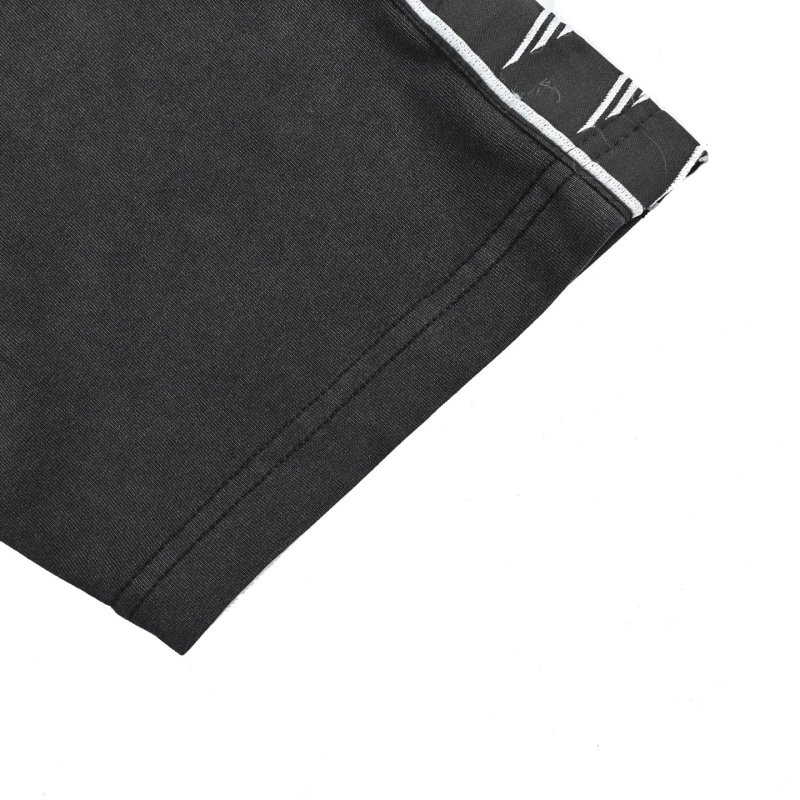 Oversized Black Tape T-Shirt with Side Stripe view