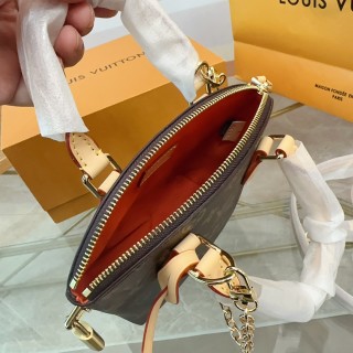 Louis Vuitton Lockit BB Monogram Canvas Handbag view 9