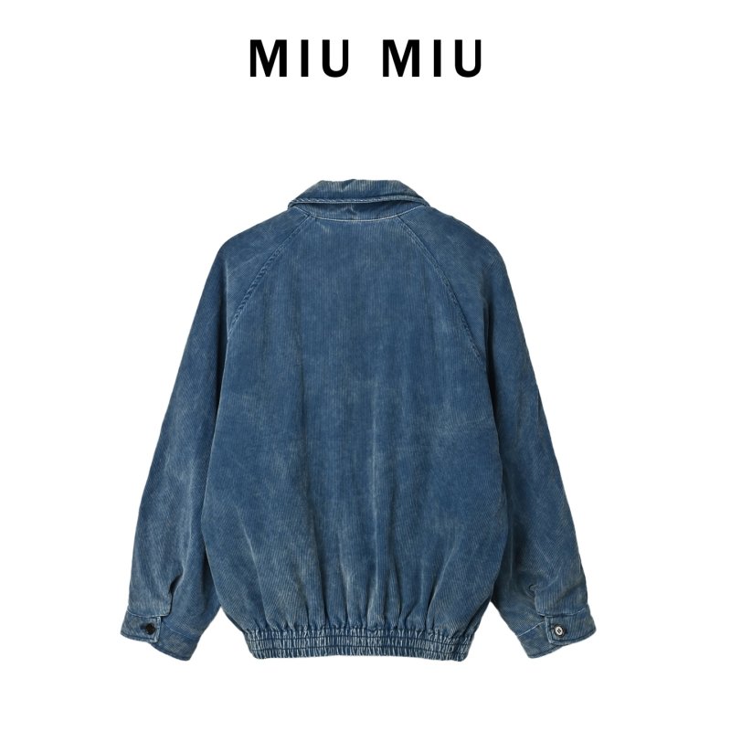Light Wash Denim Jacket with Embroidered Detail view