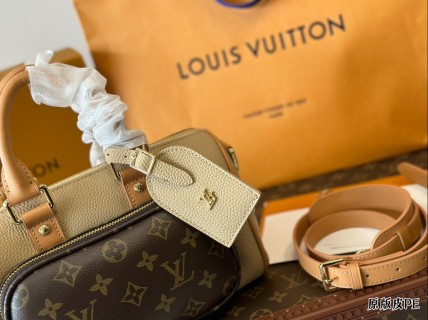 Louis Vuitton Keepall 25 Pillow Bag Muted Beige & Monogram view 2