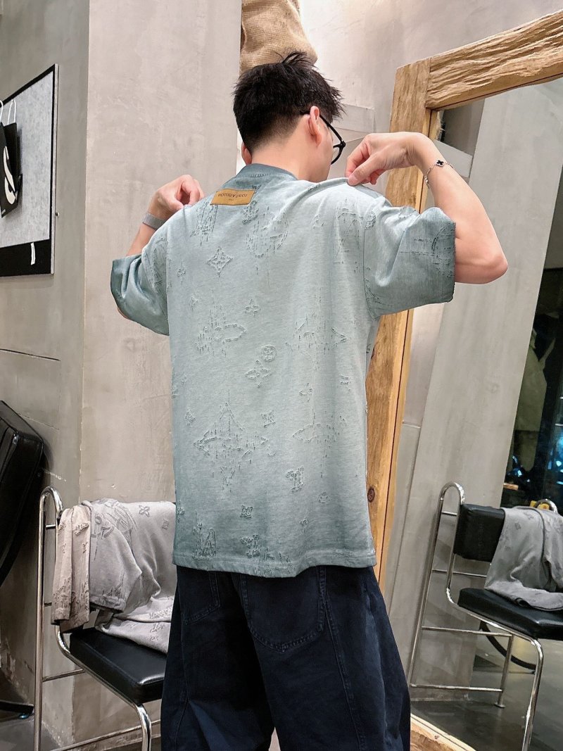 Louis Vuitton Monogram Symbols Sage Green T-Shirt view
