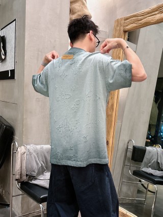 Louis Vuitton Monogram Symbols Sage Green T-Shirt view 9