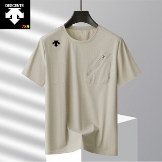 Descente Ice Silk Short Sleeve T-Shirt Gray view 3