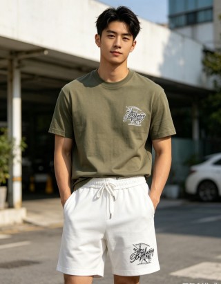 Burberry White Logo Shorts view 6
