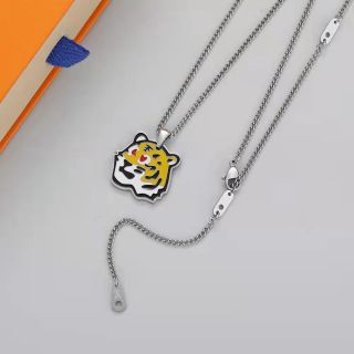 Louis Vuitton Tiger Enamel Pendant Necklace view 5