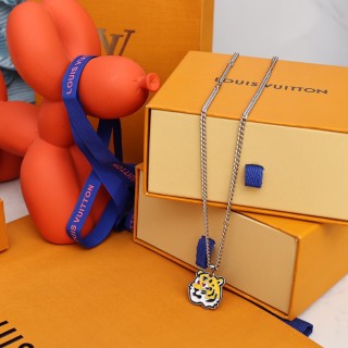 Louis Vuitton Tiger Enamel Pendant Necklace view 9