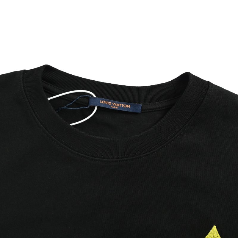 Louis Vuitton Black Star Logo Short Sleeve T-Shirt view