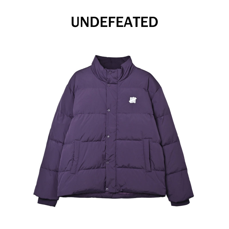 Essentials Purple Puffer Down Jacket view
