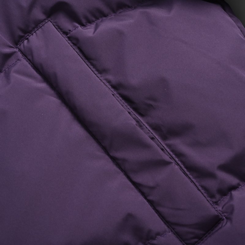 Essentials Purple Puffer Down Jacket view