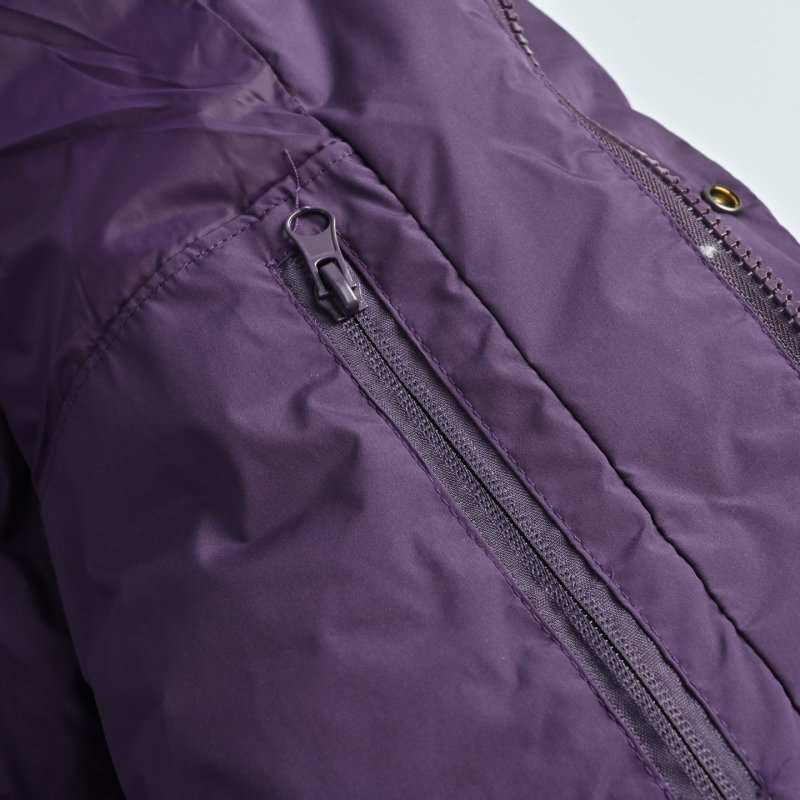 Essentials Purple Puffer Down Jacket view