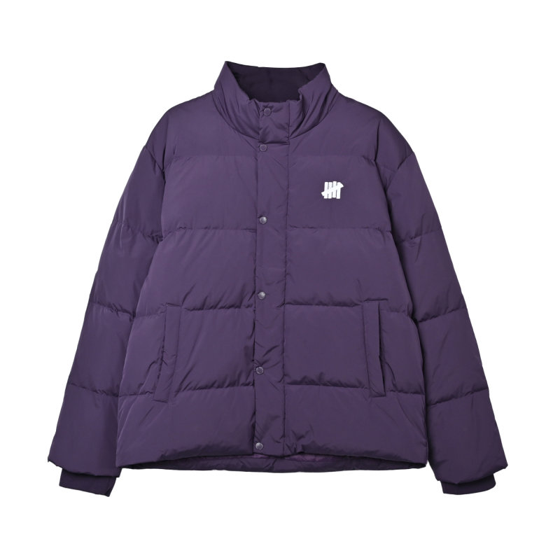 Essentials Purple Puffer Down Jacket view
