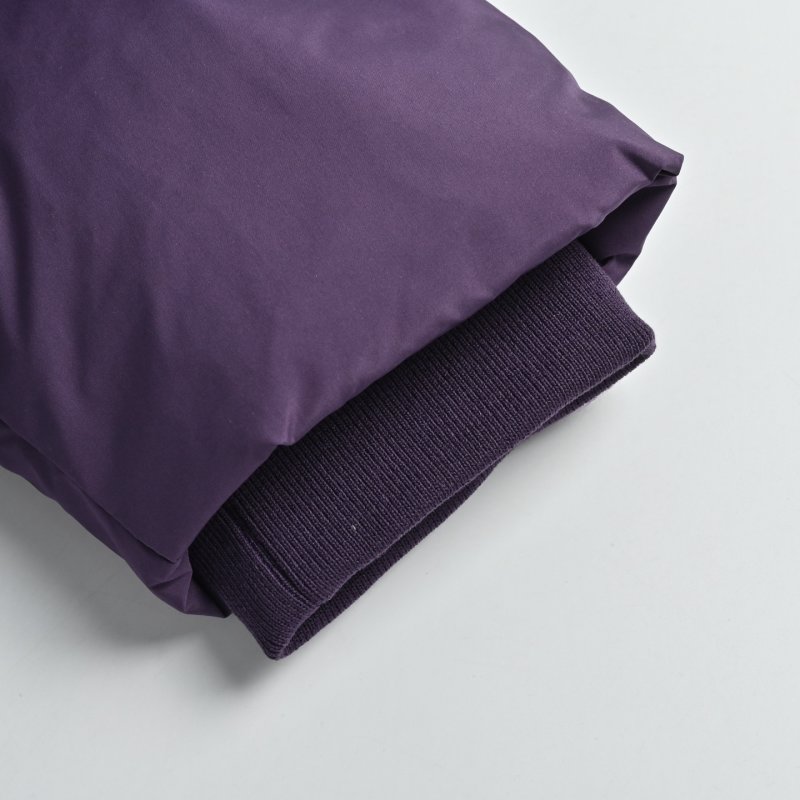 Essentials Purple Puffer Down Jacket view